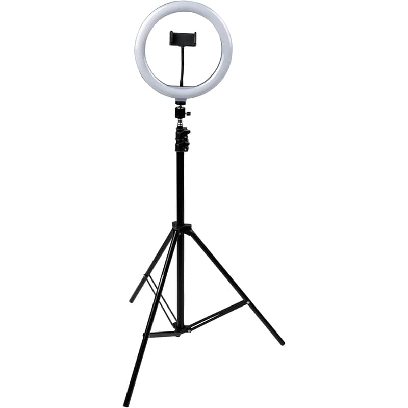 Gator Frameworks GFW-RINGLIGHTTRIPD Ring Light con treppiede e supporto per smartphone image 1