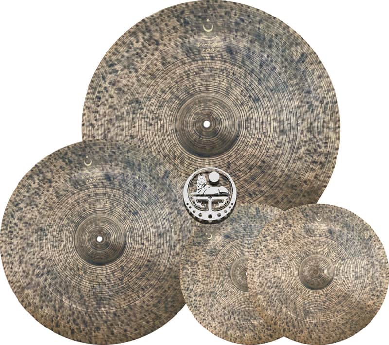 AllaTurca Cymbals Vintage 1997 Series Cymbal Pack Box Set 14-18-22-inch image 1