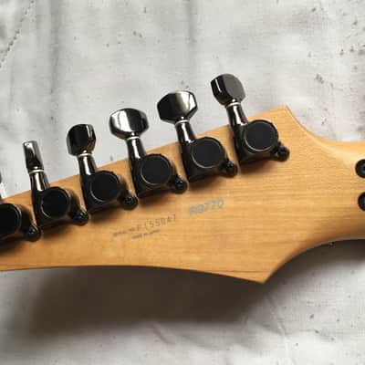 Vintage 1991 Ibanez RG770 DX Candy Apple Red Dimarzio USA Pickups jem RG550 Japan MIJ image 9