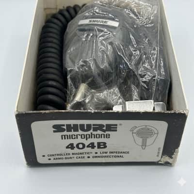 Vintage1950s Shure Dispatch Microphone Controlled Magnetic Omnidirectional Microphone 404B NEW OPEN BOX Deadstock image 2