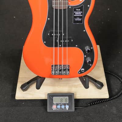 Fender Player II Precision Bass Coral Red w/ Rosewood Fingerboard image 8