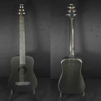KLOS Full Carbon Travel Guitar DAE w/Gig Bag Fishman Presys VT image 2