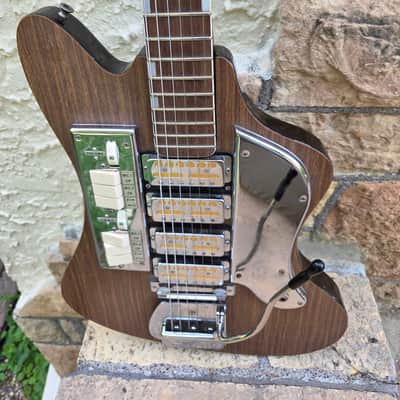 Teisco SD4L 1963-1964 refretted gold foil pickups Tiesco SS4L image 6