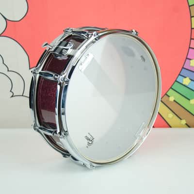 Used Gretsch 5 x 14" Brooklyn Snare Drum - Limited (Maxwell) Burgandy Sparkle image 8