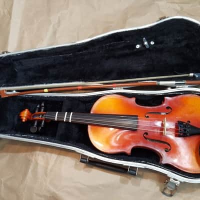 Suzuki model 101RR size 1/4 violin, Japan 1988, with case & bow, Very Good Cond image 1