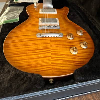Patrick James Eggle Macon Carved Top SC - Brazilian Board - Faded Gold Burst image 1
