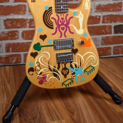 Fender Custom Shop The Disaffected Stratocaster #8 of 8 Natural with Custom Artwork by Ryan McGinness 2003 w/OHSC image 9
