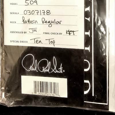 PRS 509 -Paul Reed Smith 509 10-Top 2020 - Tiger Red image 9