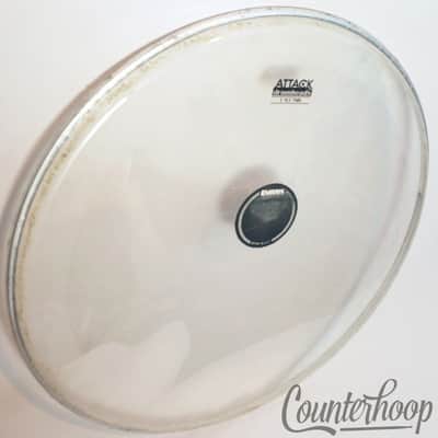 *Attack 16"Floor Tom Drum Head 2-Ply Thin Batter Clear Evans Patch Made In USA* image 1