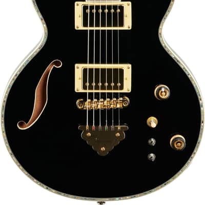 Ibanez AR520H Standard Semi-Hollow Electric Guitar, Jatoba Fingerboard, Black image 1