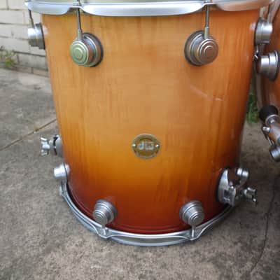DW Collectors Series Exotic 2006 - Burnt Toast to Natural Fade w/ Satin finish Hardware image 4