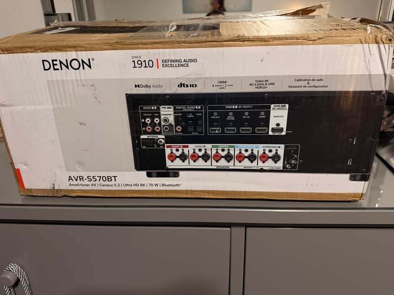 Denon Denon AVR-S570BT 5.2 channel receiver image 1