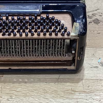 Acmette Accordion Vintage 1960s Black Acmette Accordion 41 keys 1960 - BLACK - #19619 image 17