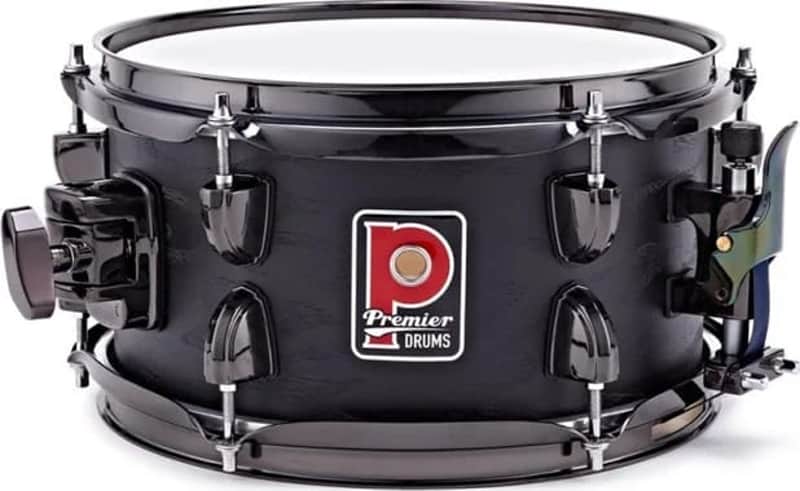 Artist 10" x 5.5" Birch Snare Drum, Stealth Black image 1