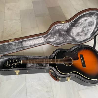Epiphone EL-00 2012 - Vintage Sunburst with hard case and Dean Markley piezo image 3