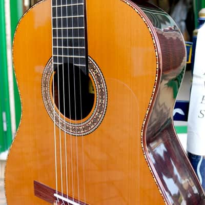 Juan Montes Rodriguez 1ª class Flamenco Negra guitar 2023 exclusive +Case image 12