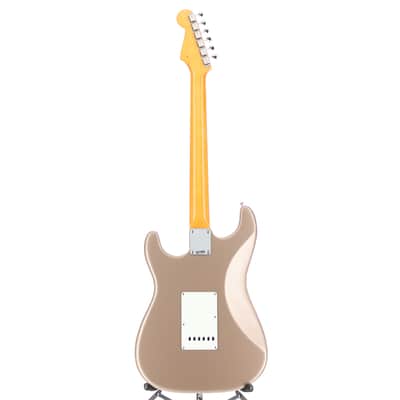 Fender Certified Pre-Owned American Vintage II 1965 Stratocaster, Round-Lam Rosewood Fingerboard, Shoreline Gold (L5) (25664) image 6