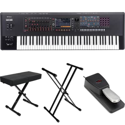 Roland FANTOM 7 EX Synthesizer Workstation Essentials Bundle