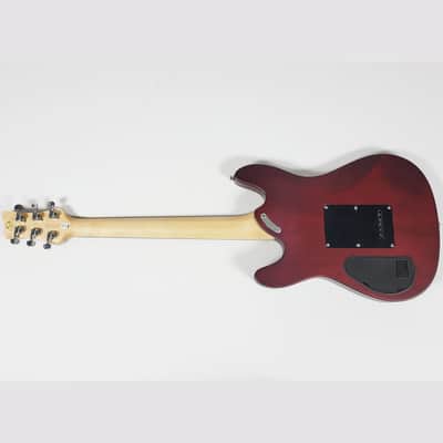 Framus D-Series Diablo Pro HSH 6-String Burgundy Red Transparent Satin w/ Bag 8.02 Pounds 1624-20 image 13