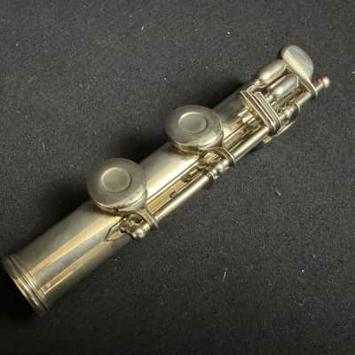 Wm. S Haynes Sterling Silver Flute, CL G#, 1942 image 8