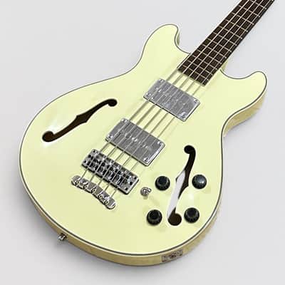 Warwick RockBass Star Bass 5-string Hollowbody Electric Bass - Solid Crème White image 10