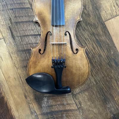 Black Walnut! Brad ROBINSON 5-String Violin 4/4 Bluegrass Dream Fiddle *PowerHouse Monster! image 10