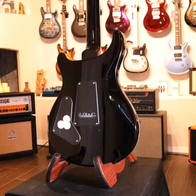 PRS SE Custom 24 Quilt Electric Guitar - Teal Black 1744 image 11