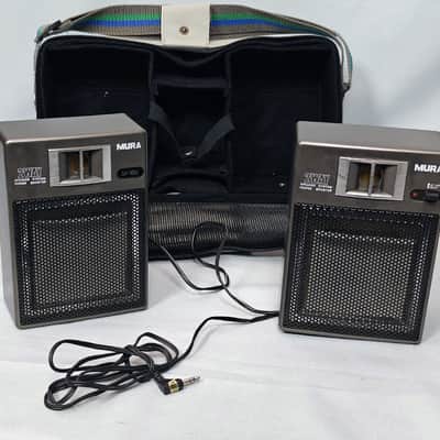 Mura SP-100 Sound-Stepper 2-Way Speaker System w/ 3/8" Input - Gray image 8