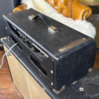 1969 Fender Bassman Amp AB165 Vintage Silverface Drip Edge Made In USA Tube Guitar Amplifier Head! image 4