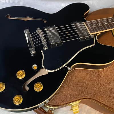NEW ! Gibson ES-335 50s Semi-Hollowbody Electric Guitar - Ebony - Authorized Dealer - 8 lbs - G07034 image 4