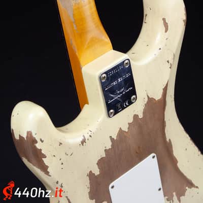 Fender Custom Shop Limited Edition 60 Dual-Mag II Stratocaster Super Heavy Relic Aged Vintage White 1960 image 14