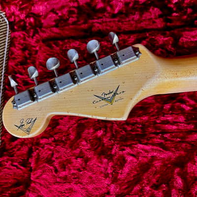 Fender 1954 Fender Stratocaster 70th Anniversary Limited Edition Journeyman Relic Greg Fessler Masterbuilt 2025 - Journey Relic Sunburst image 22