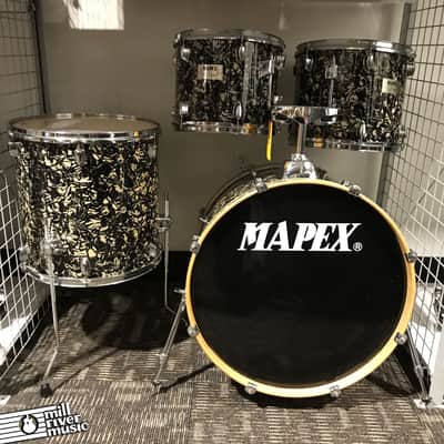 Mapex V Series 4 Piece Drumset 12", 13", 16" 22"   - Gray Marble *Very Good Used Condition*