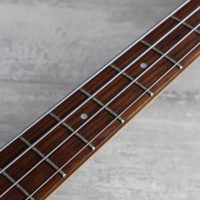 1989 Fender Japan PJR65 Jazz Bass Special PJ Active Contemporary Bass (Chrome Red) image 7