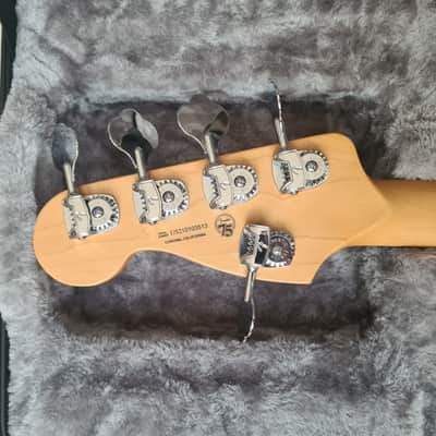 Fender american Ultra Jazz Bass V MN 2022 - arctic pearl image 6