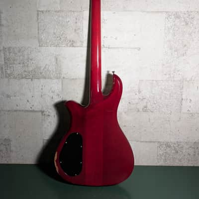 B.C. Rich Eagle DLX 00's Archtop See Thru Red image 7