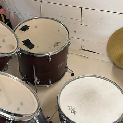 Tama IE50H6W-BWW Imperialstar 10/12/14/20/5x14" 5pc Drum Set with Meinl Hardware 2020 - Present - Burgundy Walnut Wrap image 4
