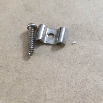 Luthier Parts Butterfly String Retainer Natural Relic Mounting Screw Chrome Electric Guitar Parts image 2