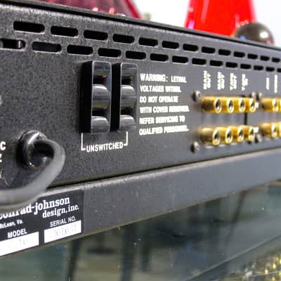 Vintage 1980s Conrad-Johnson PV-10 Tube Pre Amp Amplifier All Original Near Perfect Condition image 16