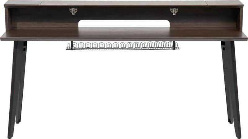 Gator Frameworks GFW-ELITEKEYTBL88-BRN Elite Series 88-key Keyboard Desk - Dark Walnut Brown (EliteDesk88BNd1) image 1