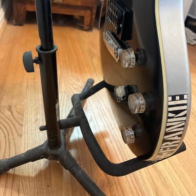 PRS SE Tremonti Silver 2002 - Silver/Black Top with added artwork image 3