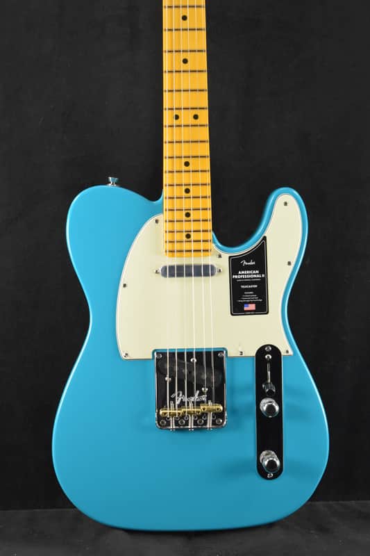 Fender American Professional II Telecaster Miami Blue Maple Fingerboard image 1