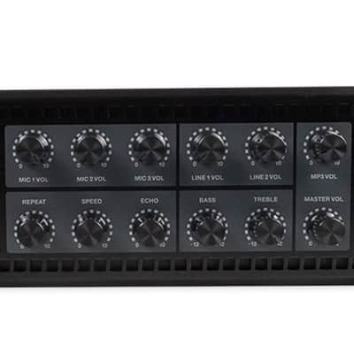 Rockville 6-Zone Commercial/Restaurant Bluetooth Amp+10 Black 6.5" Wall Speakers image 6