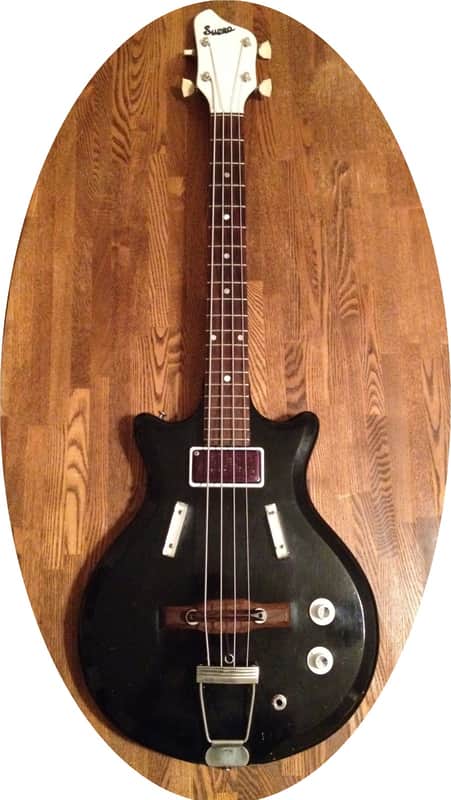 Vintage short-scale Supro Pocket Bass w/ OHSC image 1
