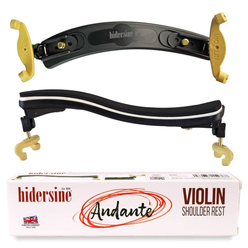 Hidersine Andante Violin Shoulder Rest 4/4 or 3/4 image 1