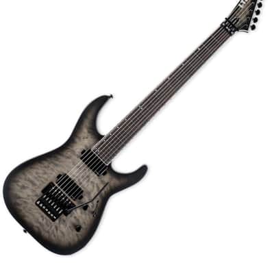 ESP LTD M-1007B Baritone Guitar Charcoal Burst Satin B-Stock image 1