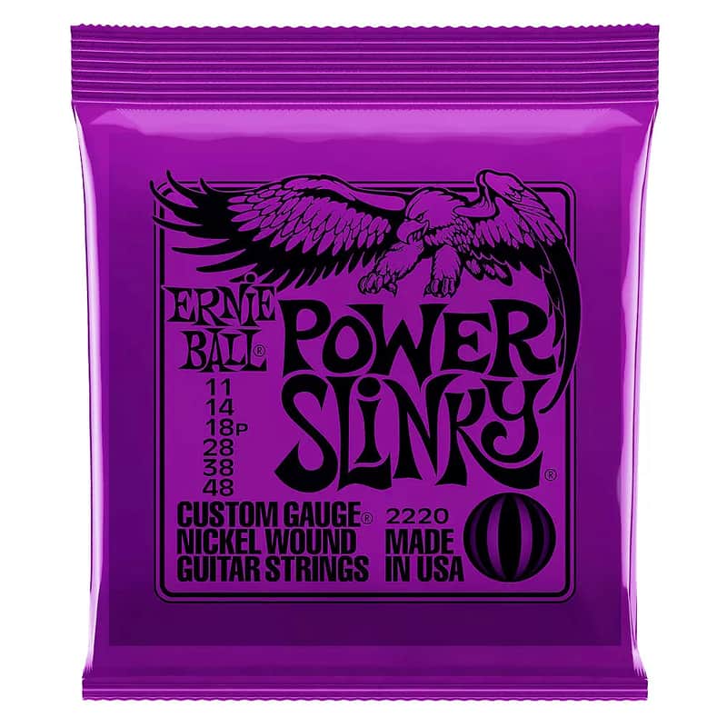 Ernie Ball 2220 Power Slinky Electric Guitar Strings, .011 - .048 image 1