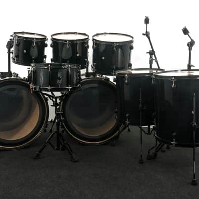 Pearl Joey Jordison Drum Kit, Black Lacquer image 5