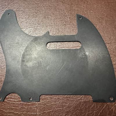 Bakelite Reproduction Blackguard Fender Telecaster Broadcaster pick guard lacquered 5 hole nocaster 1950 1951 1952 1953 1954 aged medium relic image 5