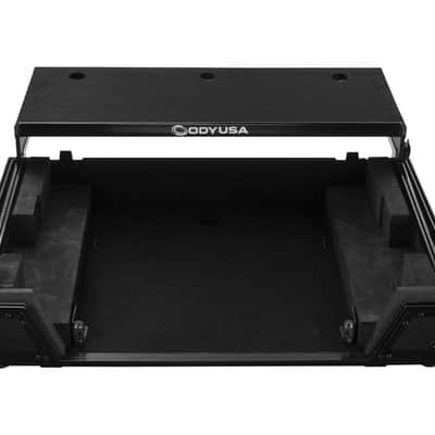 Odyssey FZGSRANEONEW1BL Rane One Glide Style Flight Case with 1U Rack Space image 9